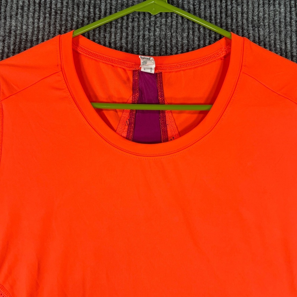 Under Armour Womens Shirt‎ Medium Pink Short Sleeve Fitted Heat Gear Activewear